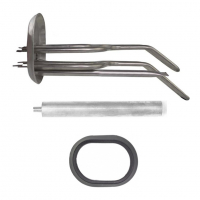 Комплект ТЭН 2,5 кВт (2500 Вт) для горизонтального водонагревателя Ariston + прокладка + анод, 150824K Комплект ТЭН 2,5 кВт (2500 Вт) для горизонтального водонагревателя Ariston + прокладка + анод, 150824K