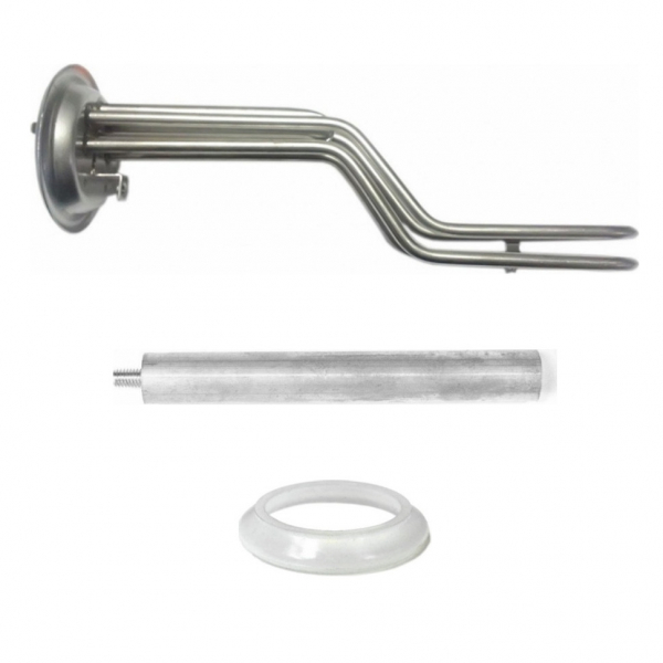 Комплект ТЭН 2,5кВт (2500Вт) RF для водонагревателя Thermex горизонтальный, фланец 92мм + прокладка + анод, 20943K