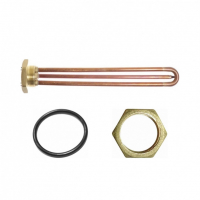 Комплект ТЭН 1,2кВт (1200Вт) RDT, резьбовой 42мм для Ariston, De Luxe, Real, Thermex, под анод М6 + прокладка + контргайка, 282232K