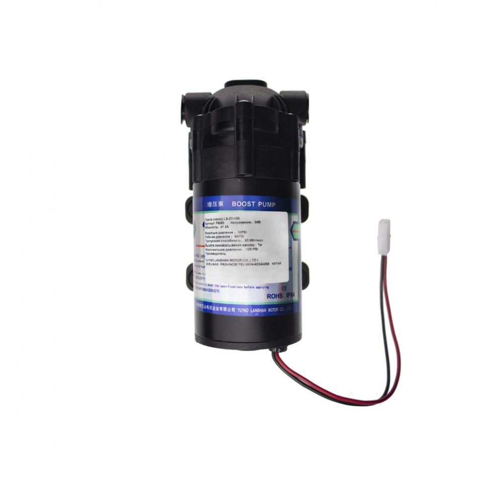 Помпа осмос, 24V, 1,2A, 0.98л/мин, F9093 Помпа осмос, 24V, 1,2A, 0.98л/мин, F9093