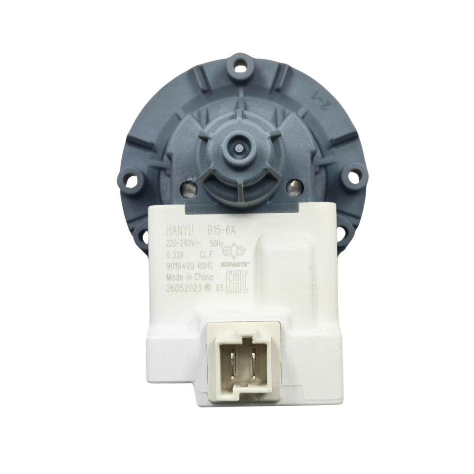 Насос откачки воды для стиральной машины Ariston, Indesit, Hotpoint, LG, 40W, 3 винта, Р521